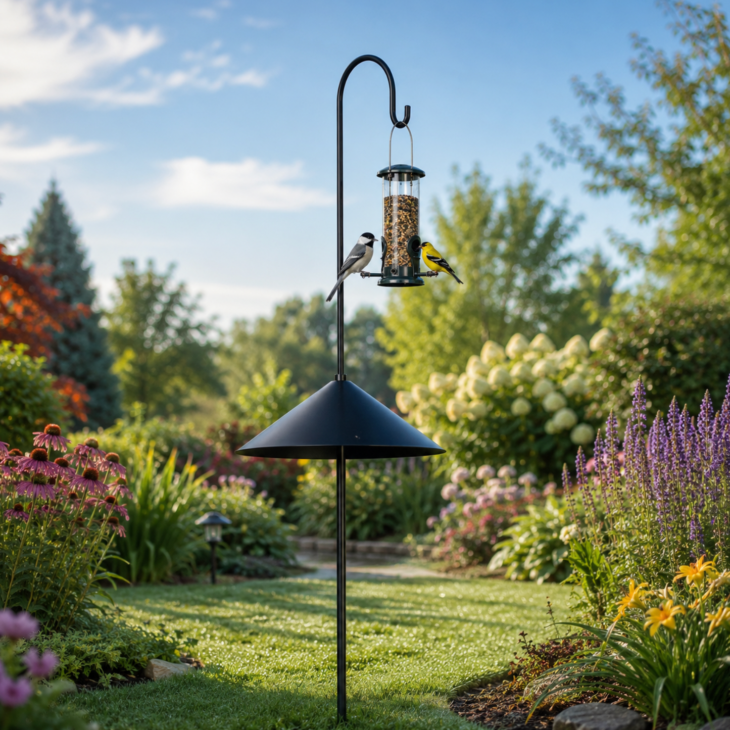 Defender Squirrel Baffle. 16" 1x Bird-Feeder Protection