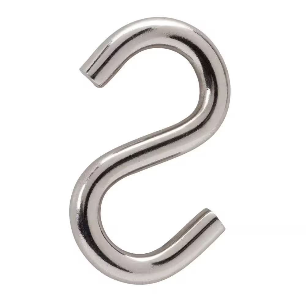 0.25 In. X 2.9 In. Stainless Steel Rope S-Hook